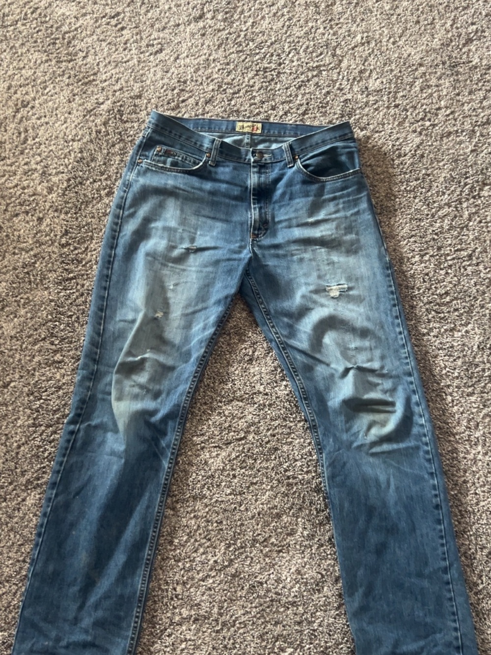 Wrangler Men's Blue Bootcut Jeans
